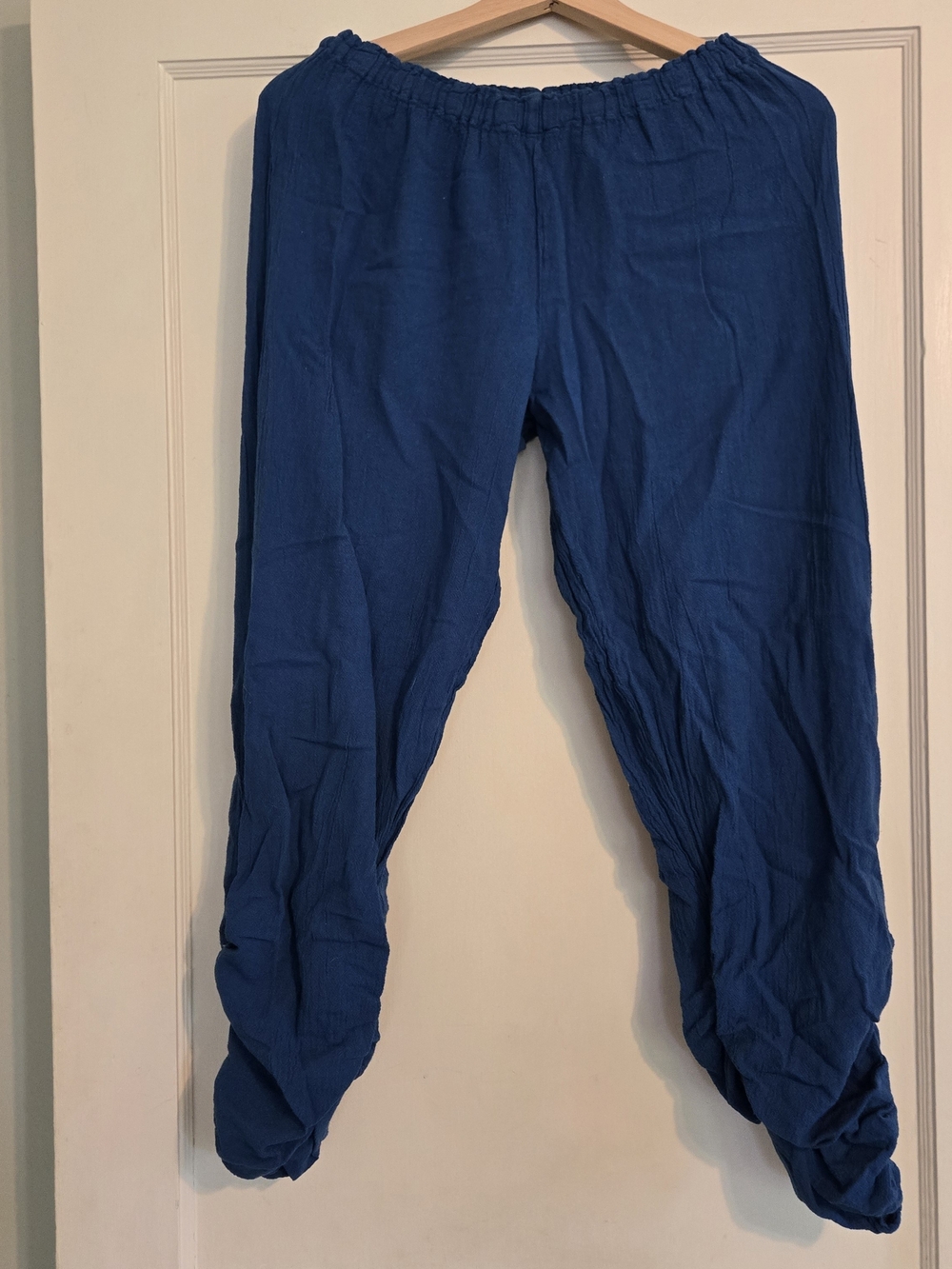 Oh My Gauze! Women's Straight Leg Gauze Pants in Royal Blue